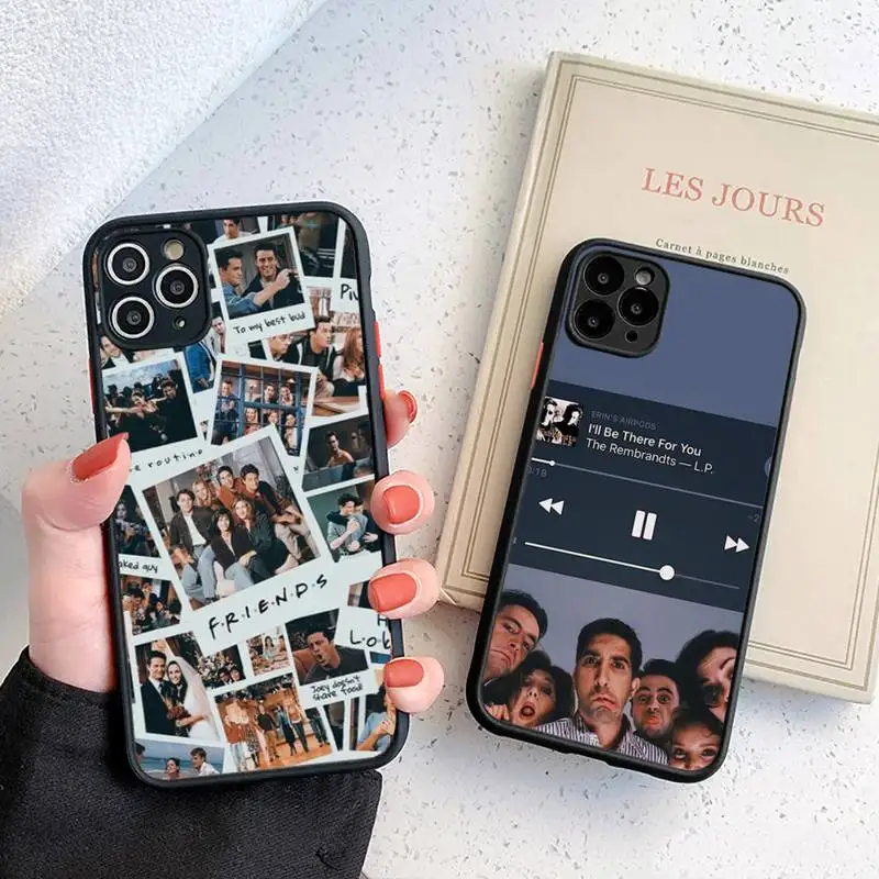 

Friends TV Phone Case For iphone 12 11 8 7 plus mini x xs xr pro max matte transparent cover