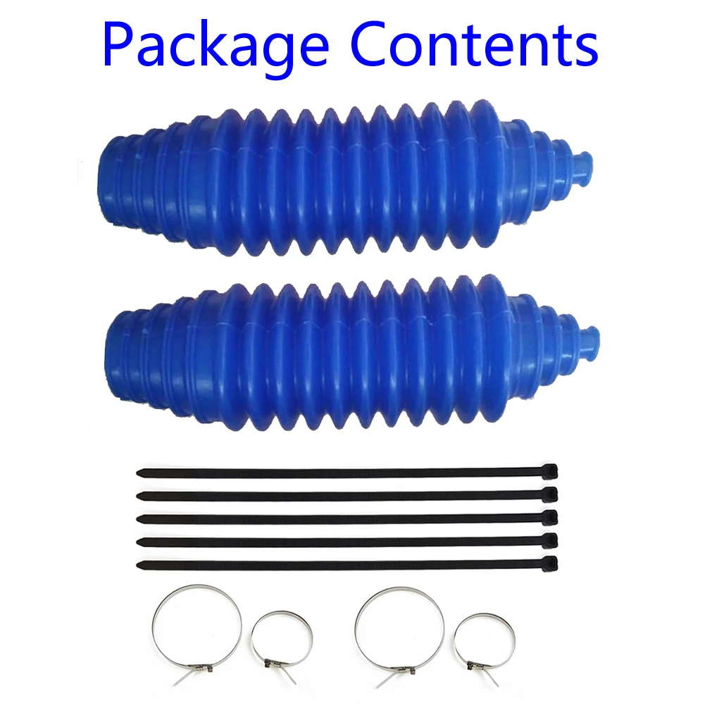 2 Sets Universal-Silikon-Staubschutz für Gelenkmanschette, Antriebswelle, Lenkmanschette, Gamasche und Ritzelmanschette, Ersatz-Autozubehör – Detail 1