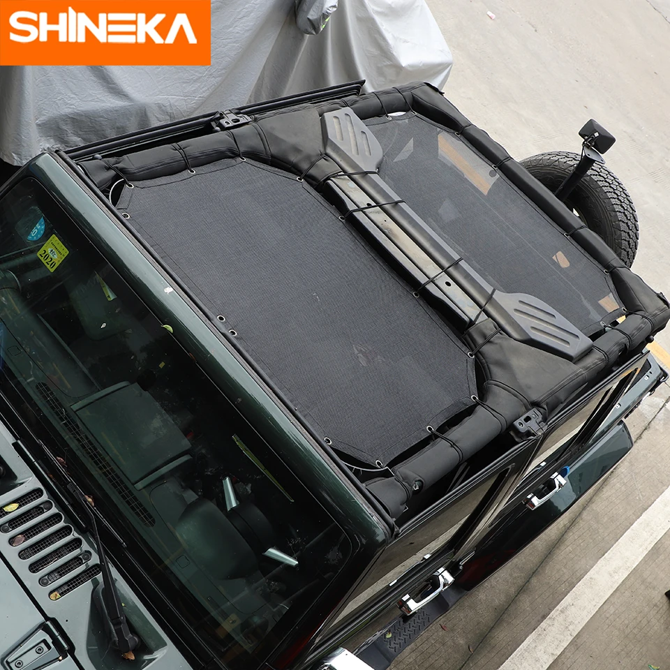SHINEKA автомобиля покрытие для крыши Солнцезащитный сетки верхняя крышка с защитой