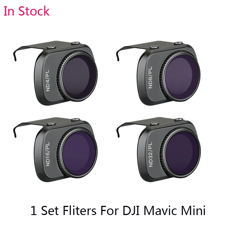 1 компл. DJI mavic мини Дрон фильтры фотофильтр CPL ND4 ND8 ND16 ND32 PL фильтр для dji камеры
