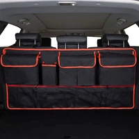 new car trunk organizer with 9 pockets large capacity storage bag backseat oxford cloth backseat stowing and tidying accessories