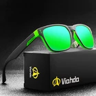 VIAHDA Поляризованные спортивные солнцезащитные очки для мужчин и женщин, зеркальные солнцезащитные очки для мужчин и женщин с защитой UV400