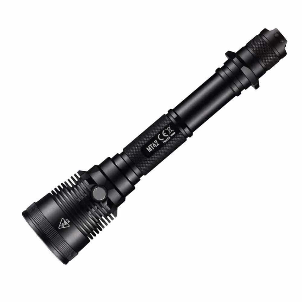 NITECORE MT42 тактический фонарь CREE XHP35 HD светодиодный макс. 1800 люмен дальний бросок 470 метров уличный охотничий фонарь-прожектор - Испускаемый цвет: MT42