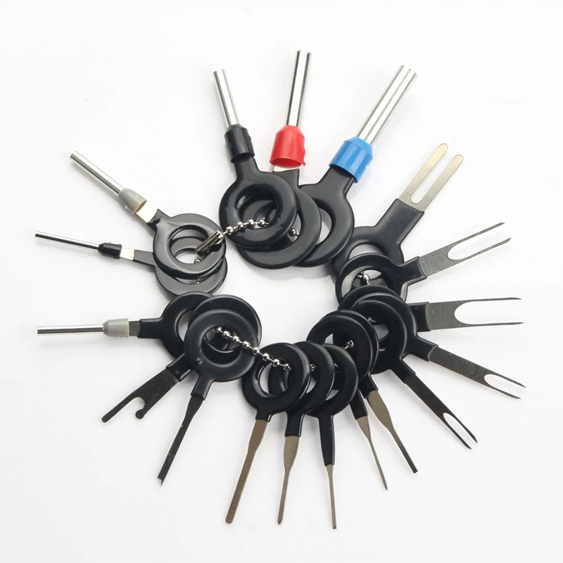 

18Pcs Wire Terminal Removal Tool Car Electrical Wiring Crimp Connector Pin Kit