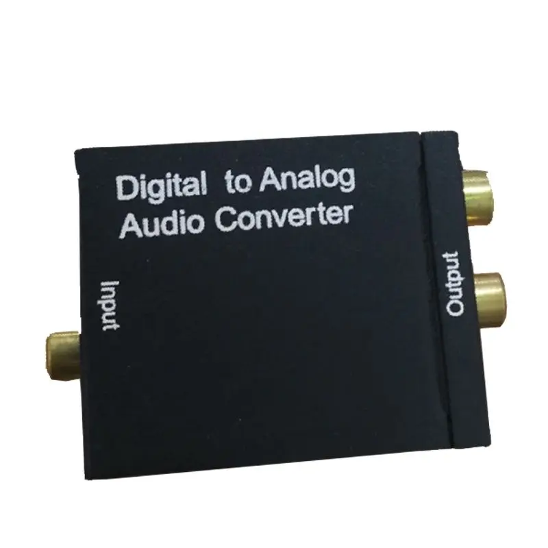 

Digital to Analog Audio Sound Adapter ADC Converter Optical Coaxial RCA Toslink SPDIF Adaptor TV Digital Converting Device