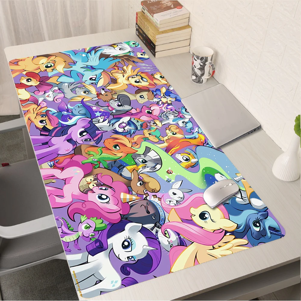 

Игровой коврик для мыши My Little Pony, резиновый коврик для стола, милые аксессуары, Настольный коврик для ПК, геймерского кабинета, коврик для мы...