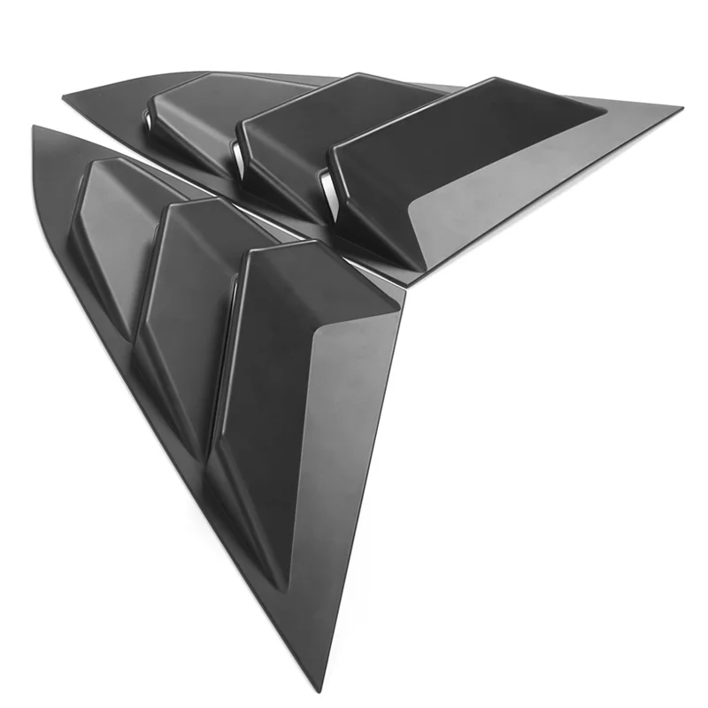 

For 2016-2020 Honda Civic Sedan Rear Quarter Panel Side Window Louvers Vent 2pcs