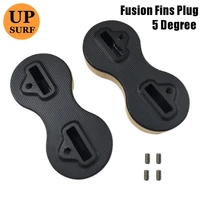 free shipping 5 degree fusion fin plug double tabsplug surfboard double tabs fin box