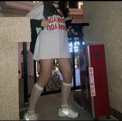 Женские однотонные гольфы до колена носки школьные вечерние принадлежности для