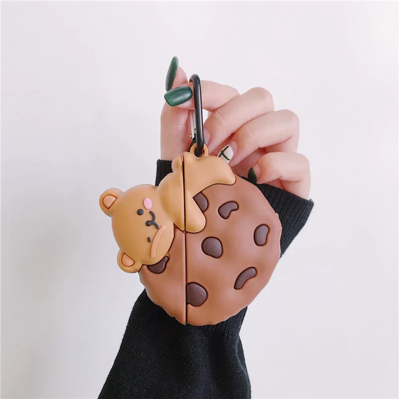 

For Airpods Pro Case cuty bear Soft Silicone Earphone Cases For Apple Air Pods Pro 1 / 2 Wireless Headphone Cover Bags