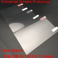3pcs universal 56789101112inch screen protectors clearmatte protective film mobile smart phone tabletcar gps lcdmp3 4