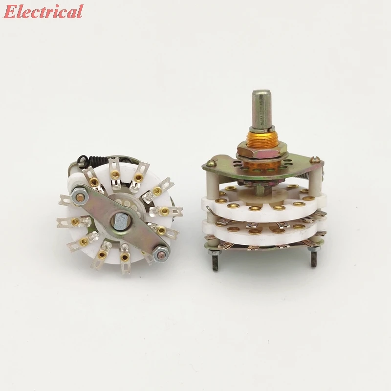 1 шт. Керамика поворотного переключатель диапазонов селектор каналов 2 Слои