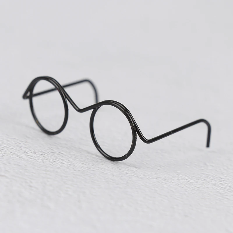 10Pcs Fashion Round Frame Lensless Retro Cool Doll Glasses For 30cm No Lens | Игрушки и хобби