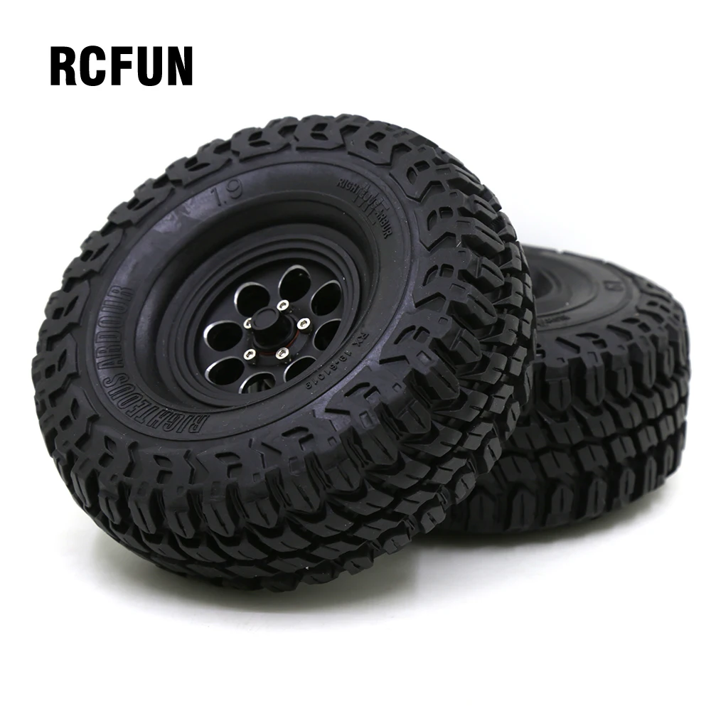 

RC Car Heavier Metal Alloy 1.9 Inch Beadlock Wheel Rim for 1:10 RC Crawler Axial SCX10 & SCX10 II 90046 90047 AXI03007 D90 TF2