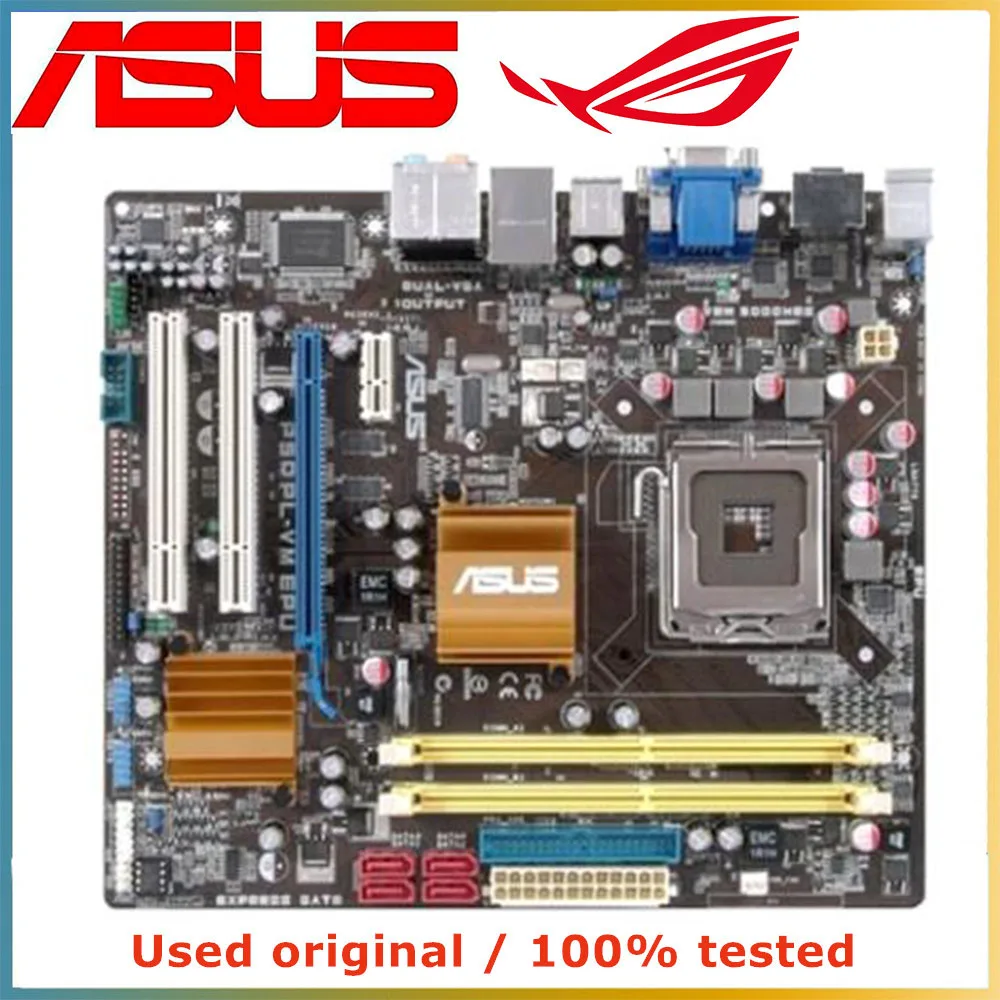Для процессора Intel G41 LGA 775 для ASUS P5QPL-VM/EPU материнская плата компьютерная розетка