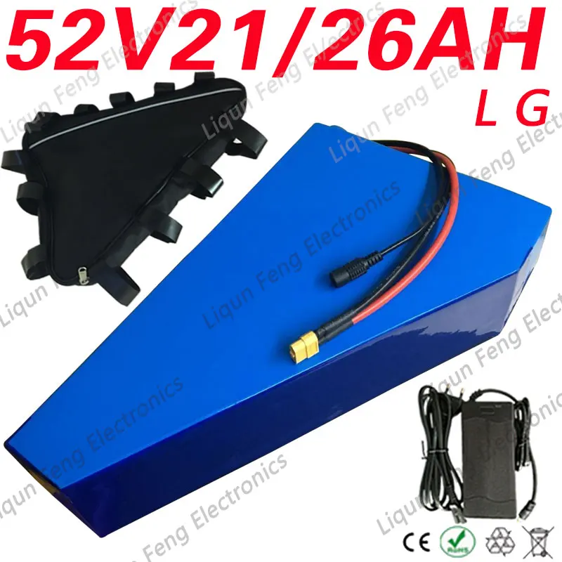 Высококачественная треугольная литиевая батарея 48 в 25 Ач 30 35 1500 Вт для