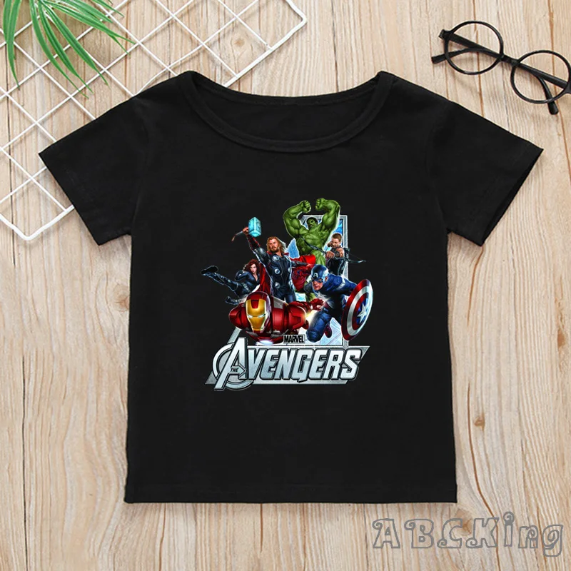 Детская футболка с принтом Мстители Марвел супергерой Железный человек топы