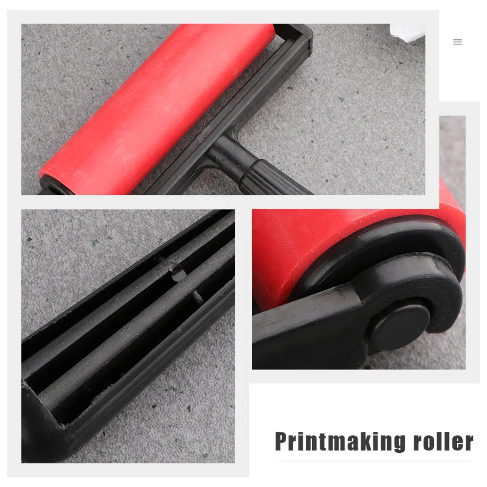 

2 Pcs Practical Printing Brayer Printmaking Roller Diamonds Painting Tools