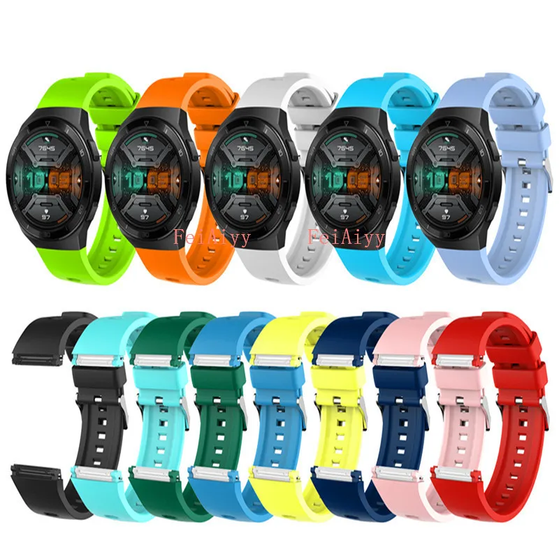 Ремешок силиконовый для HUAWEI WATCH GT 2e мягкий спортивный браслет особых ремешков
