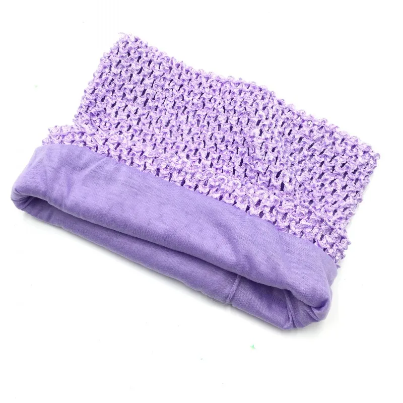 Light-purple Тюлевая юбка-пачка «рюмочка» для детей 8, 10, 12 дюймов, вязаная юбка-пачка с подкладкой на груди, вязаная юбка для волос, подарок на день рождения для маленьких девочек - Цвет: Light-purple