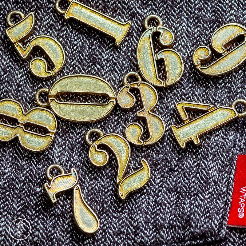 Подвески из чистой латуни 0 9 дюймов|Бегунки для молнии| |