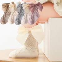 baby girl lolita socks kawaii bow princess socks kids childrens tube socks newborn accessories christmas sock calcetines bebe