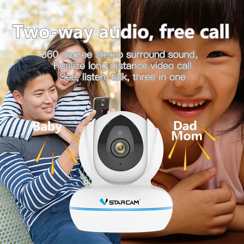 Беспроводная IP камера Vstarcam C22Q 4 МП 2 ГГц 1080P|Радионяни| |