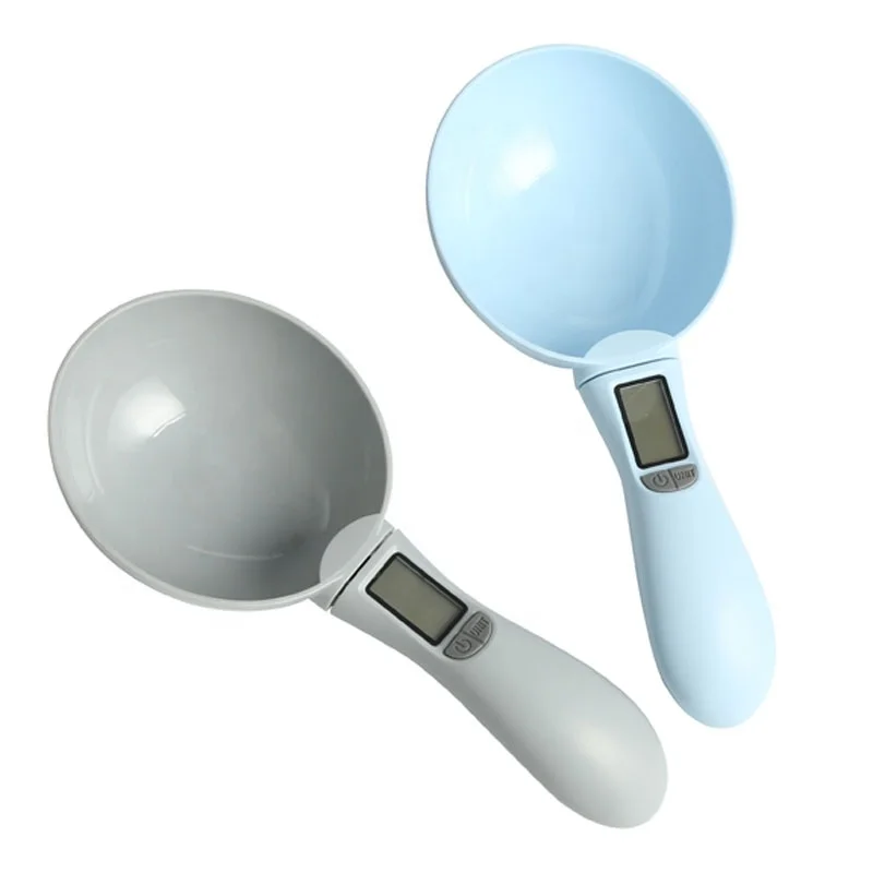 

Plastic Electronic Pet Cat Dog Food Feeding Measuring Scoop Cat Measure Spoon Pet Dog Food