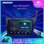 Автомобильный радиоприемник 2DIN Android 2014 для VW Volkswagen Golf 7 VII RHD 2018-, стереоприемник, автомобильное радио, GPS-навигация, Автомобильный приемник IGO