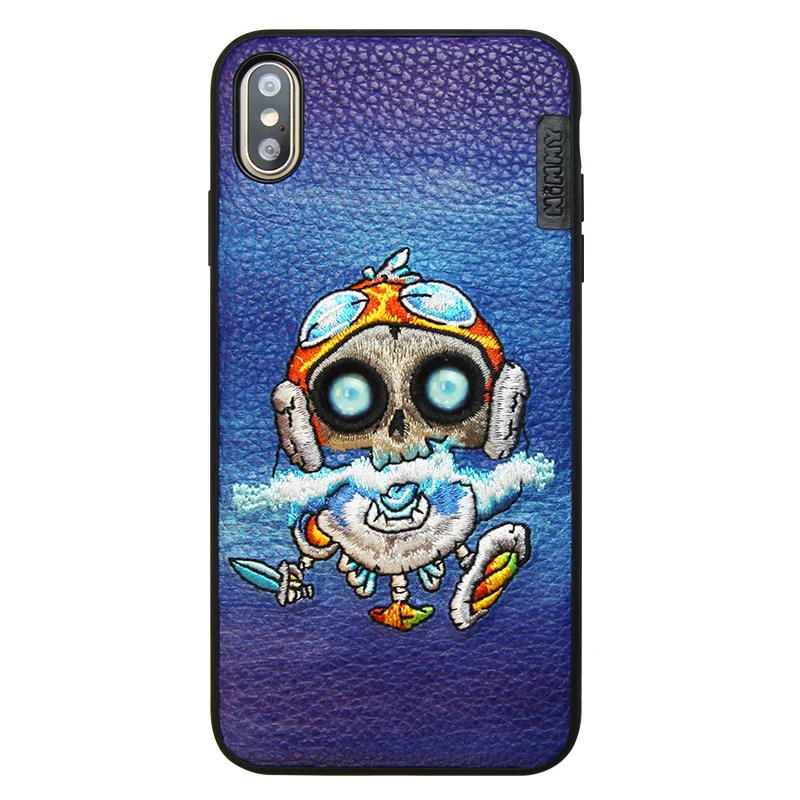 Чехол для Apple iPhone 11 Pro Max 2020 6 S 7 8 Plus X XS MAX XR мягкий брендовый вышитый анти-осенний