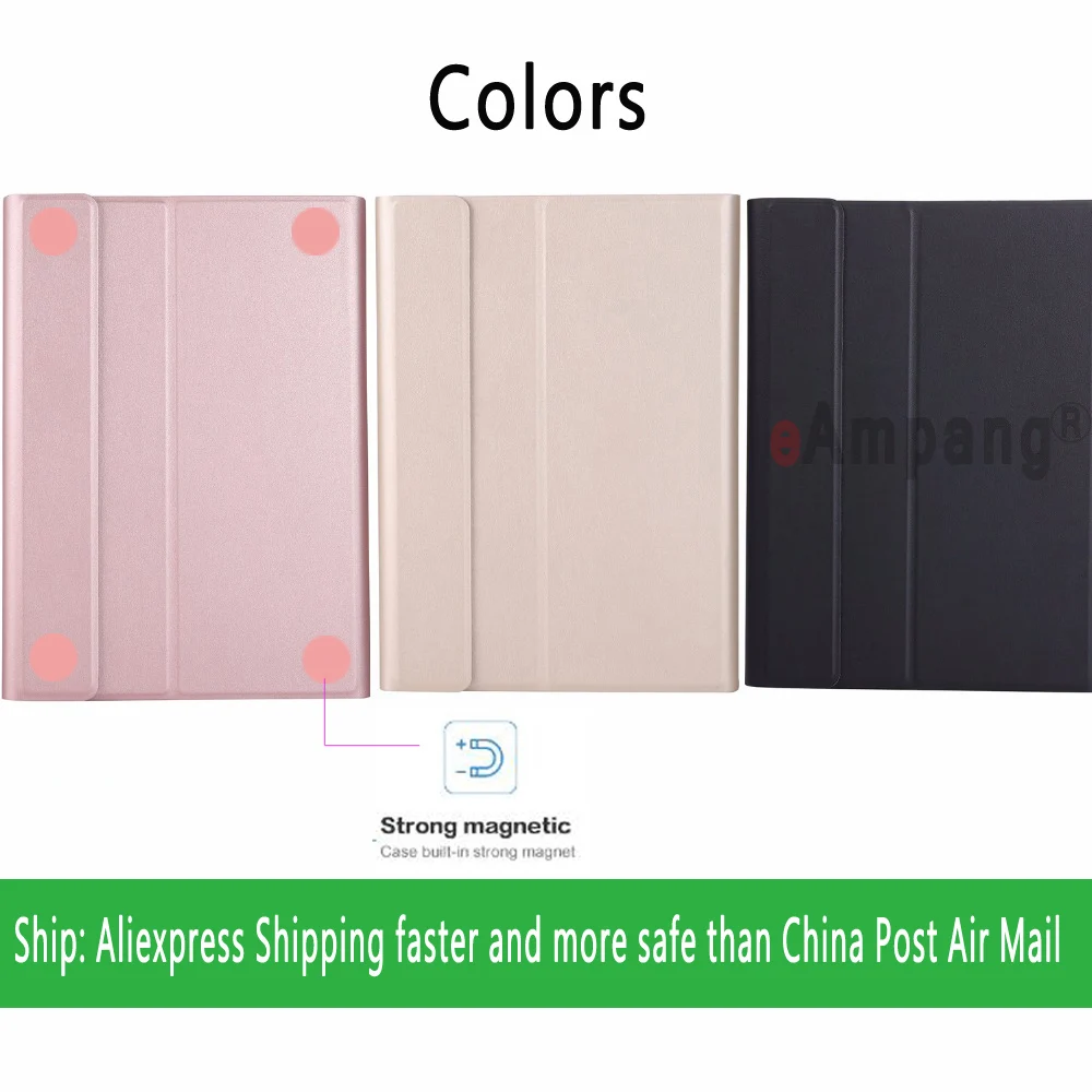 light backlit keyboard case for samsung galaxy tab a7 s6 lite a6 a 10 1 2016 2019 10 4 s7 10 1 s5e russian spanish keyboard free global shipping