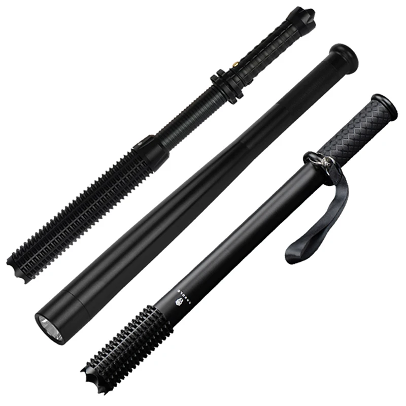 

Baseball Bat LED Flashlight Waterproof Super Bright Outdoor EDC Baton Aluminium Alloy Torch Emergency Self Defense Tools
