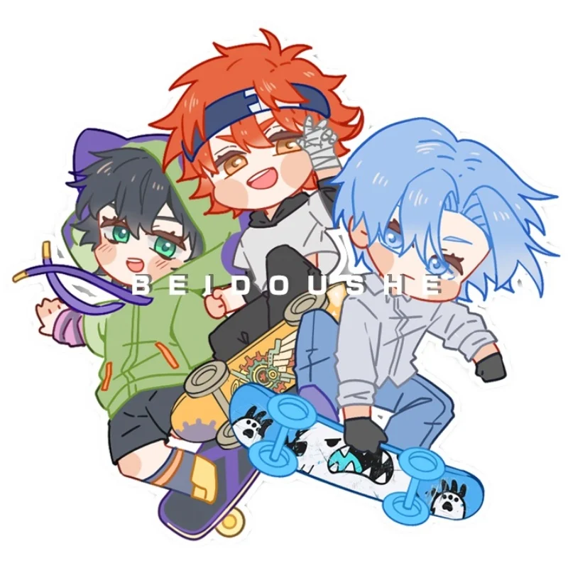 

Anime SK8 the Infinity SK EIGHT REKI MIYA LANGA Cute Refrigerator Luggage Sticker Paster Phone DIY Scrapbook Decal Decor Toy