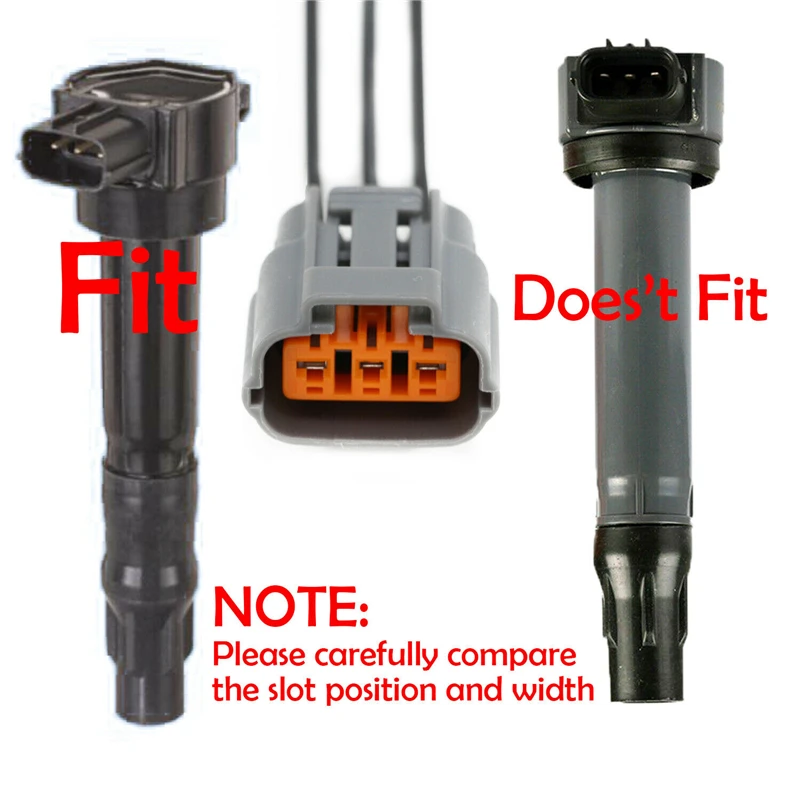 4 шт. катушки зажигания штекерные соединители Пигтейл-подключение проводов для