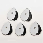 50 шт.лот стороны формы Нетканая самоклеящаяся Замена электродными пластинами для мышечный Стимулятор десятки тысяч половый Массажер колодки