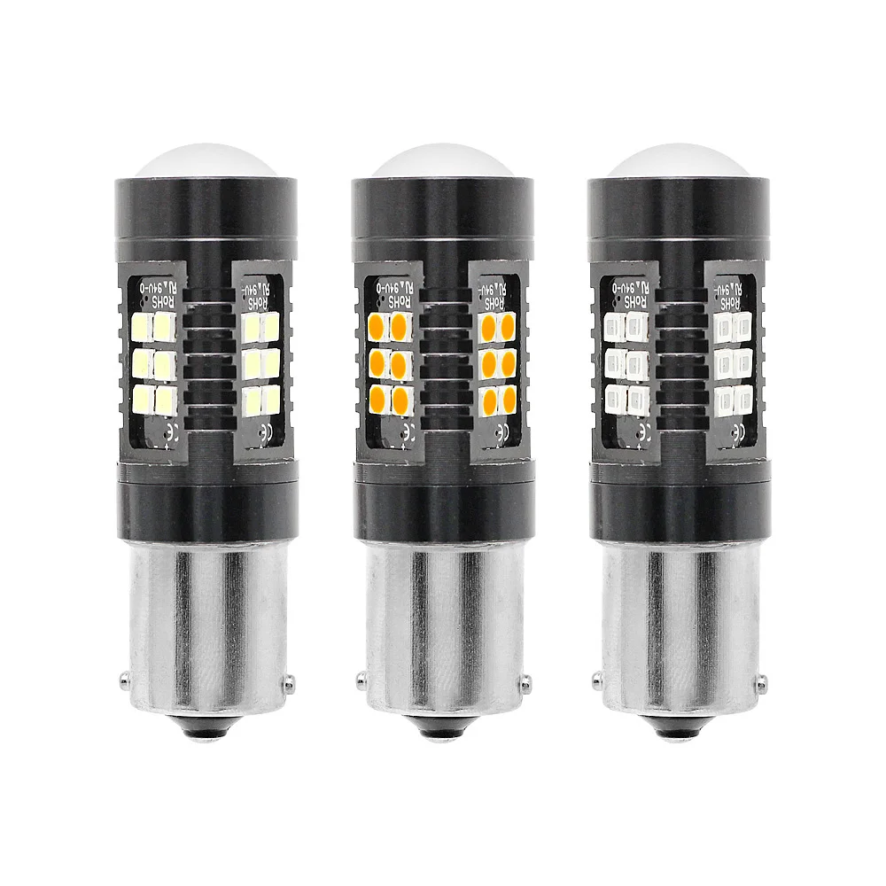 1Pcs12V CANBUS светодиодный автомобильный стоп-сигнал 1156 BA15S 1157 BAY15D светодиодный 3030 SMD Авто Противотуманные фары сигнальные огни DRL