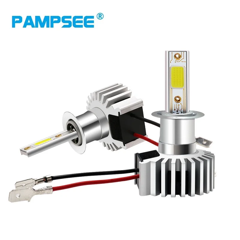 Автомобильные фары PAMPSEE h3 светодиодные hb4 h4 h11 h1 h7 9006 9005 hb3 6000K белые 80 Вт 10000LM