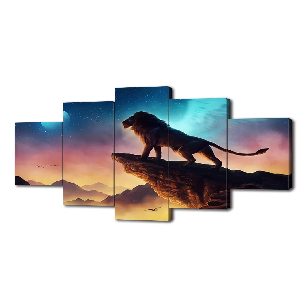 

Modern Canvas Painting Free Like A Bird Poster Film Posters and Prints Wall Art Picture for Living Room Decor with Frame
