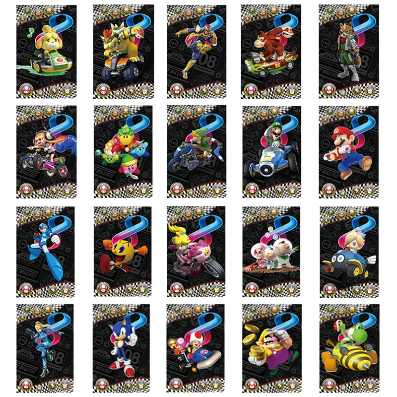 

NS Switch Mario Kart 8 Amoobo Card Game Card for Ns Switch 20pcs Nfc 215
