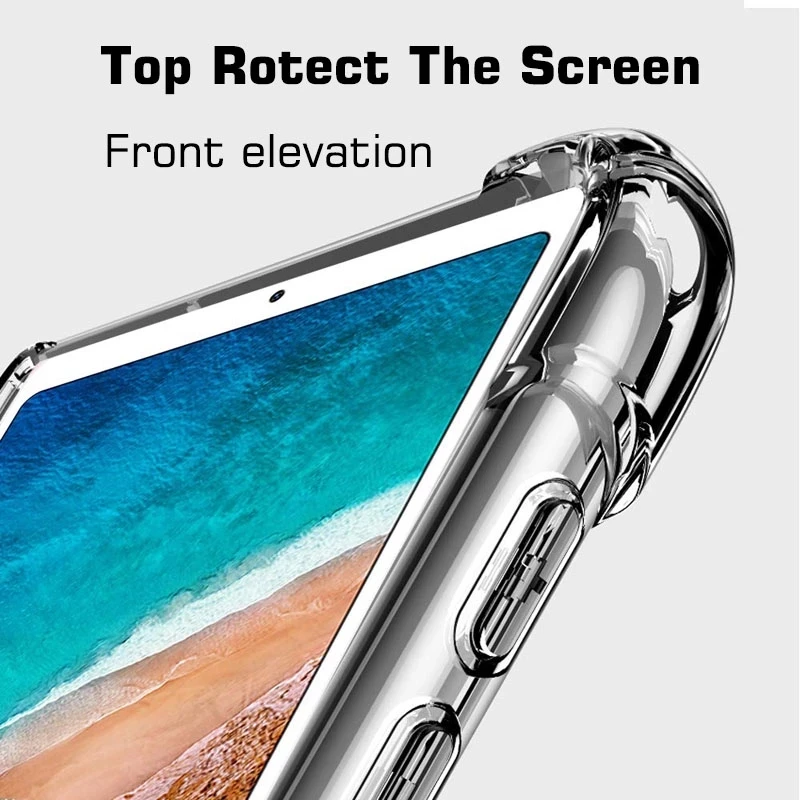 Shockproof Silicone Case For Xiaomi MiPad3 MiPad4 MiPad 2 3 4 5 Pro Plus 7.9 8.0 Transparent Rubber Back Cover Flexible Bumper | Компьютеры