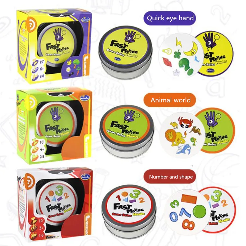 QUINEEOX детские игральные карты с быстрой рогаткой настольные игры быстрыми