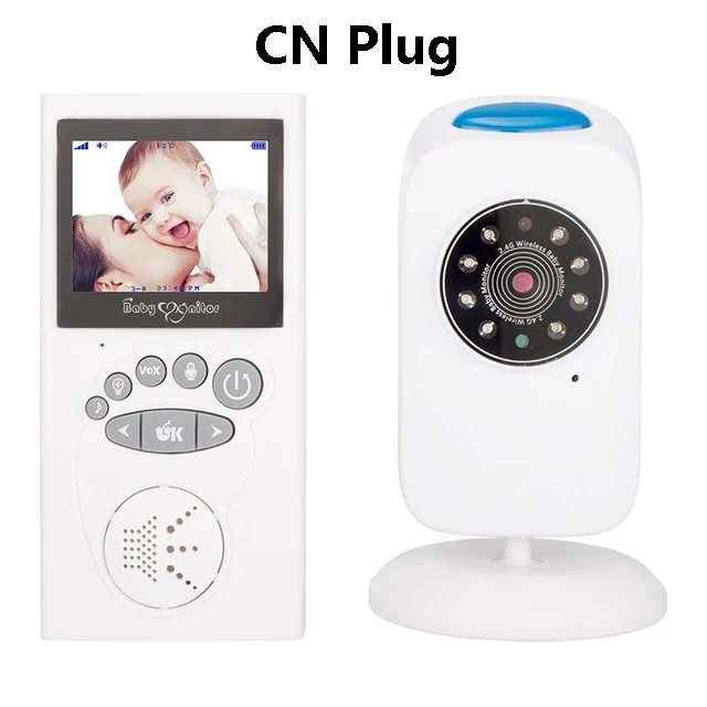 CN Plug IMPORX 2,4 дюймов Беспроводной видео Цвет Видеоняни и радионяни Ночное видение Температура мониторинга ребенка няня, безопасность Камера высокое Разрешение - Цвет: CN Plug