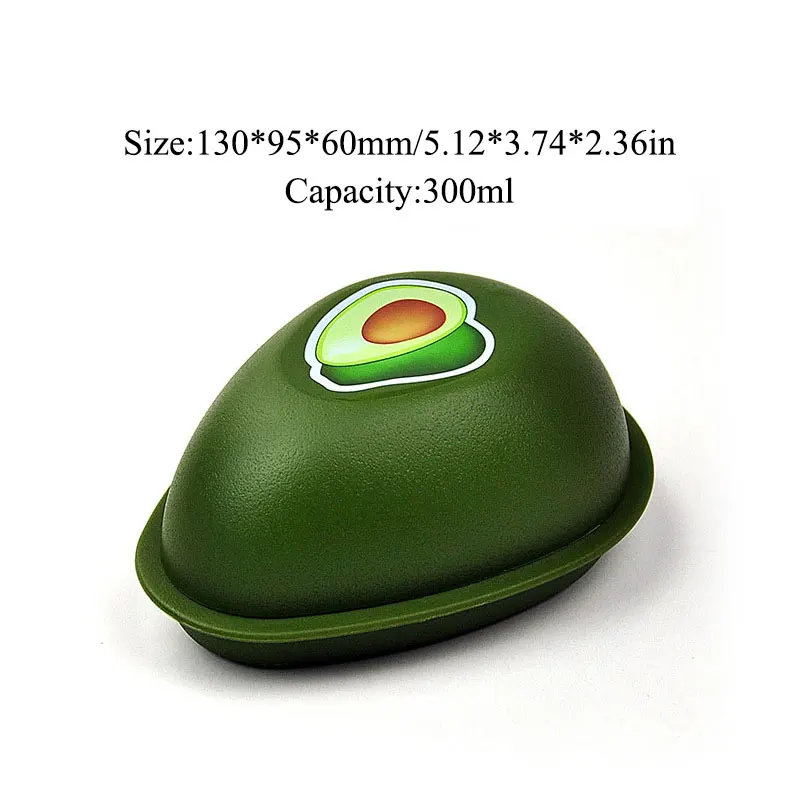 

Cute Preservation Bowl Fruit Vegetable Shape Bottles Avocado Onion Tomato Fresh box Sealed Box Plastic Store Food Storage Boxes