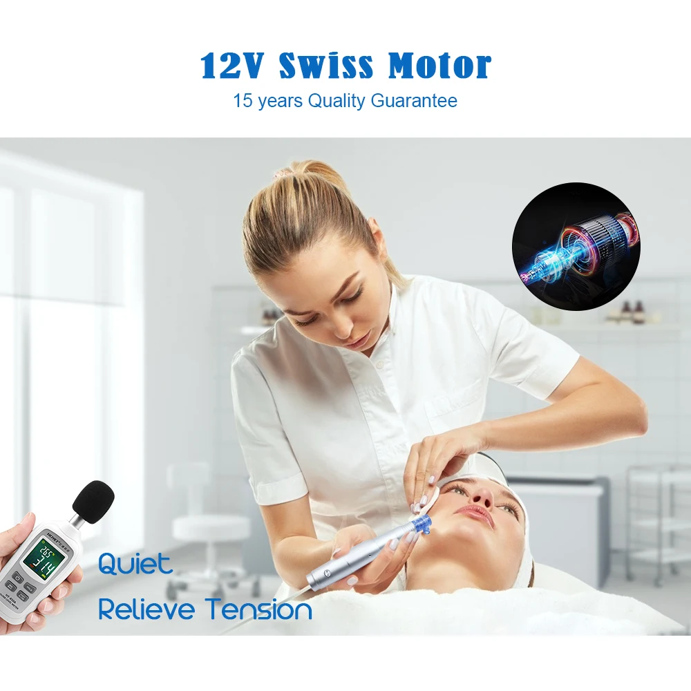 Biomaser Beauty машина для перманентного макияжа микроиглы ручка ухода за кожей 36 нано