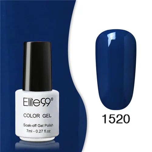 1520 Elite99 Гель-лак набор все для маникюра Полупостоянный Vernis верхнее покрытие УФ светодиодный гель лак удаляющийся замачиванием Гель-лак для ногтей - Цвет: 1520
