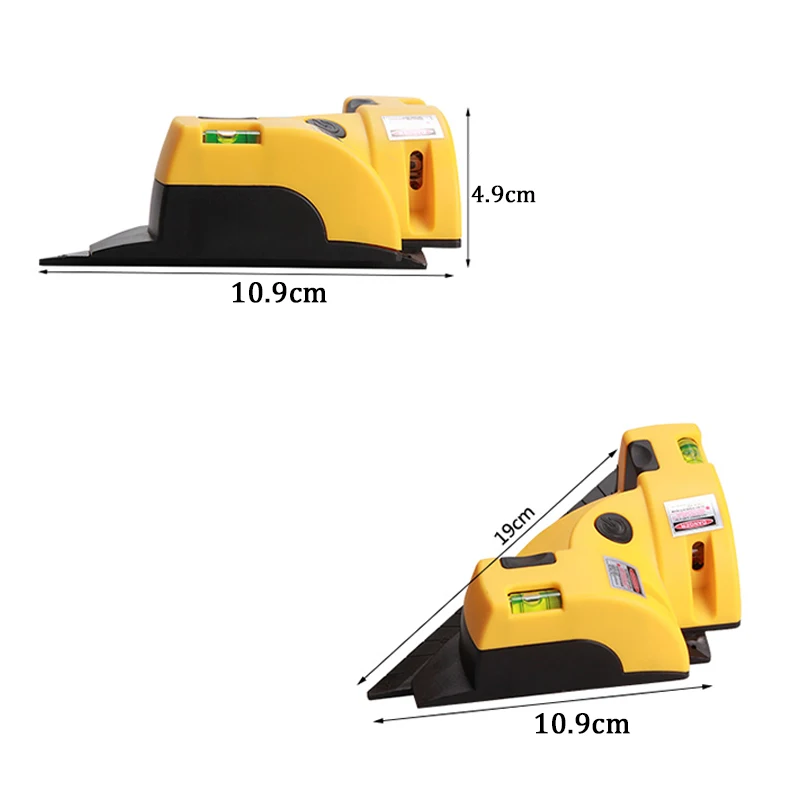 Вертикальный и горизонтальный лазер под прямым углом 90 градусов квадратный