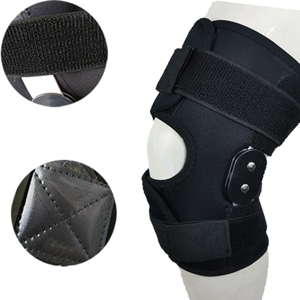 Защитный Мягкий Двойной Шарнирный бандаж для бега наколенник из алюминиевого