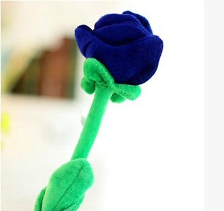 

7 Piece Lifelike Rose Flower Plush Stuffed Toys Soft Decor Doll Creative Girls Kids Gift