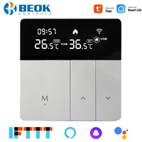 beok tuya smart gas boiler thermostat wifi temperature regulator room heating controller works yandex alice alexa google home
