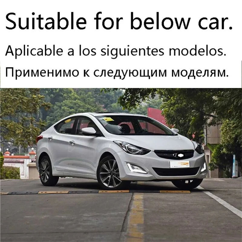Drl Автомобильные дневные огни Светодиодные ходовые Боковые указатели поворота